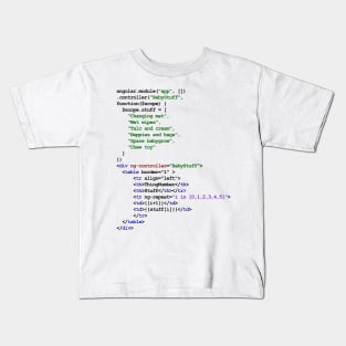 AngularJS New Baby Kids T-Shirt